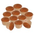 thumbnail image 1 of HINTRMENT 50Pcs Small Cups Round Light Brown Paper Molds for Baking Nonstick, 1 of 6