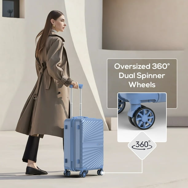 Joyway 4-Piece Hardside Luggage Set with Spinner Wheels and TSA