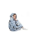 thumbnail image 4 of Oversized Hoodie Blanket Wearable Blanket Sweatshirt Plush Warm Cozy Fleece Top for Women Men Kids, 4 of 6