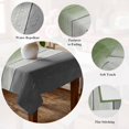 thumbnail image 5 of Sage Green Gray Ombre Table Cloth Waterproof Tablecloths, Vintage Country Wooden Tablecloth Dining Table Cover for Kitchen Party Tabletop Outdoor, Square Tablecloth 60x60 Inch, 5 of 9