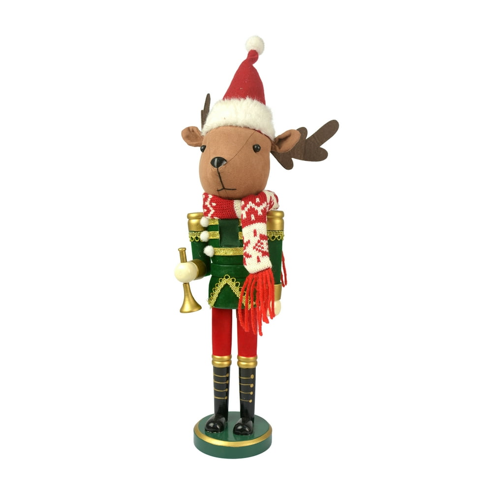15" Christmas Animal NutcrackerReindeer