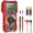 SZ301 Red, variant on Multimeter with Case,Ohm Amp Meter,Digital Tester | Non Contact Tester Measure DC AC ,Current,Resistance,Capacitance,Diodes,Flashlight Electric Tools Automotive
