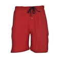 thumbnail image 3 of Hanes Mens Jersey Lounge Drawstring Shorts with Logo Waistband 2-Pack, S, 3 of 3