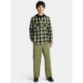 thumbnail image 2 of No Boundaries Men's & Big Men's Baggy Wide Leg Cargo Pants, Sizes XS-5XL, 2 of 5