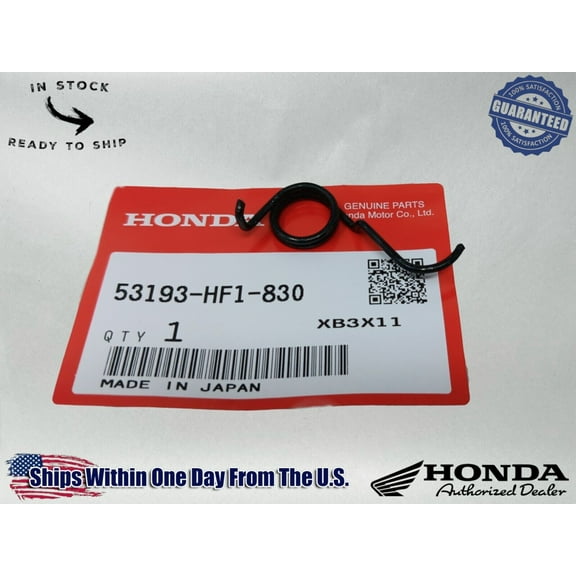 Honda Genuine OEM Authentic Rear Hand Brake Lever Return Spring  53193-HF1-830