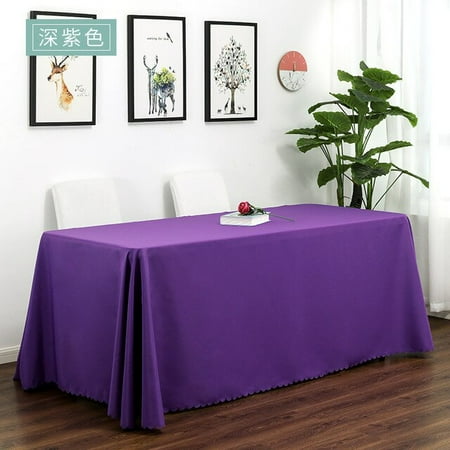 

dosili Colourful Wedding Table Cover Table Cloth Square Rectangle Polyester Table Linen Hotel Banquet Tables Decoration Wholesale