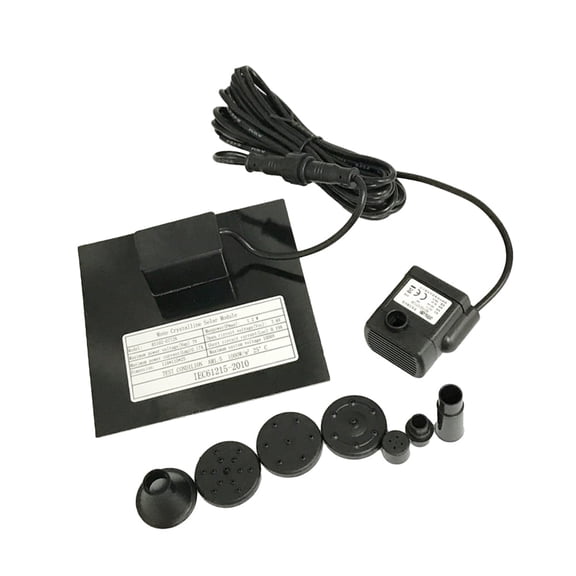Solar fountain pump Miniature Solar Power Water Pump Outdoor Fountain Waterfalls Decor for Fish Pond Garden