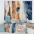 thumbnail image 2 of Designart ' Abstract Close-Up of A Beautiful Horses Eye I ' Farmhouse Canvas Wall Art Print, 2 of 3
