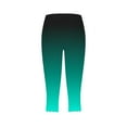thumbnail image 5 of BADHUB Gradient Capris for Women Casual Stretch Skimmer Pants Summer Lightweight Milk Silk Capri Pant Tummy Control Mid-Calf Length Yoga Leggings on Sales, 5 of 6
