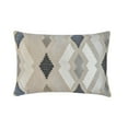 thumbnail image 6 of The HomeCentric Decorative Oblong Pillow Cover Beige , 12"x24" (30x60 cm) Linen Embroidered Pillow Cover For Sofa, Couch, Bed, Patio And outdoor, Geometric Modern Style - Stitch Story, 6 of 10