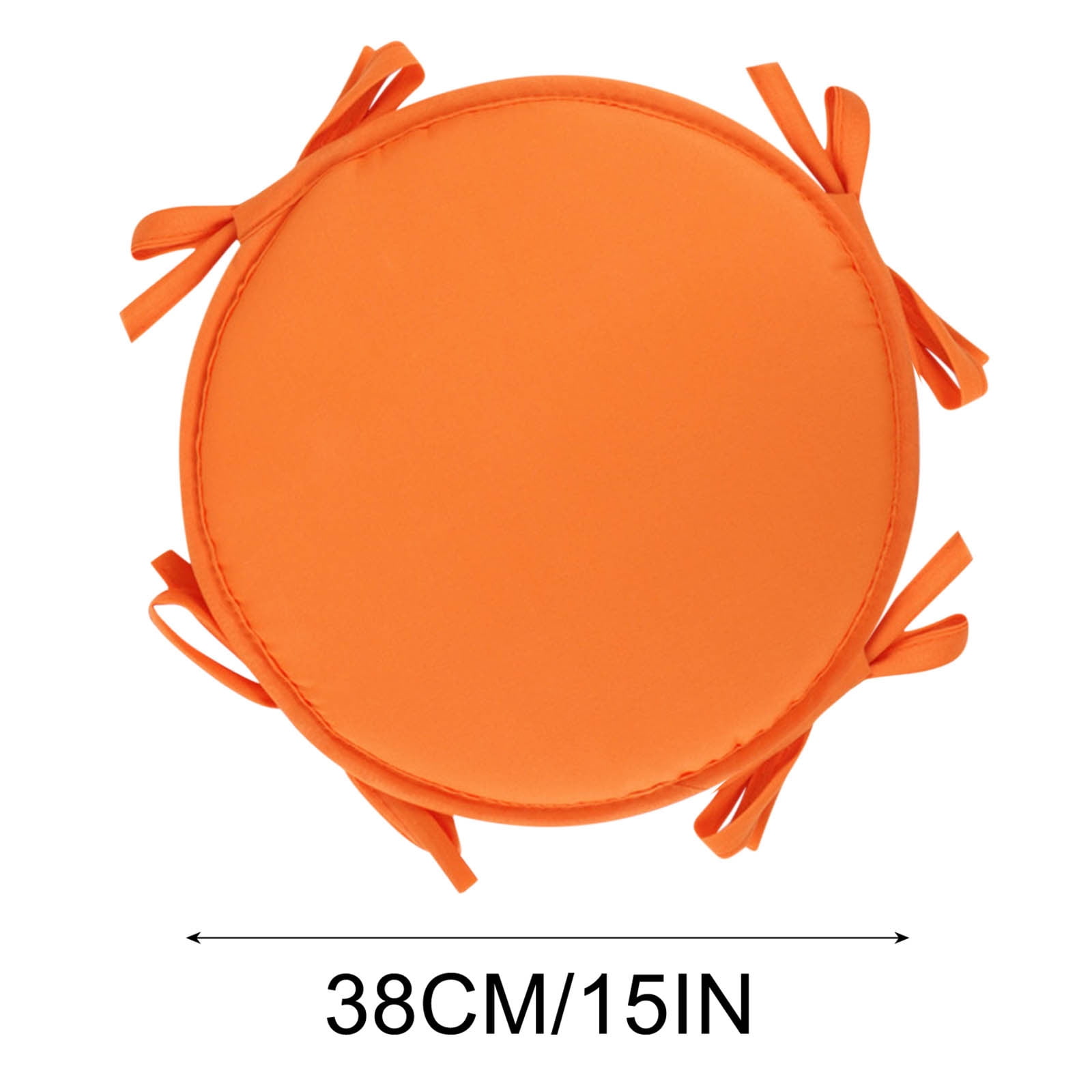 Ganfancp Indoor Outdoor Chair Cushions Round Chair Cushions With Ties Round Chair Pads For Dining Chairs Round Seat Cushion Garden Chair Cushions Set For Furnitu for Home Walmart