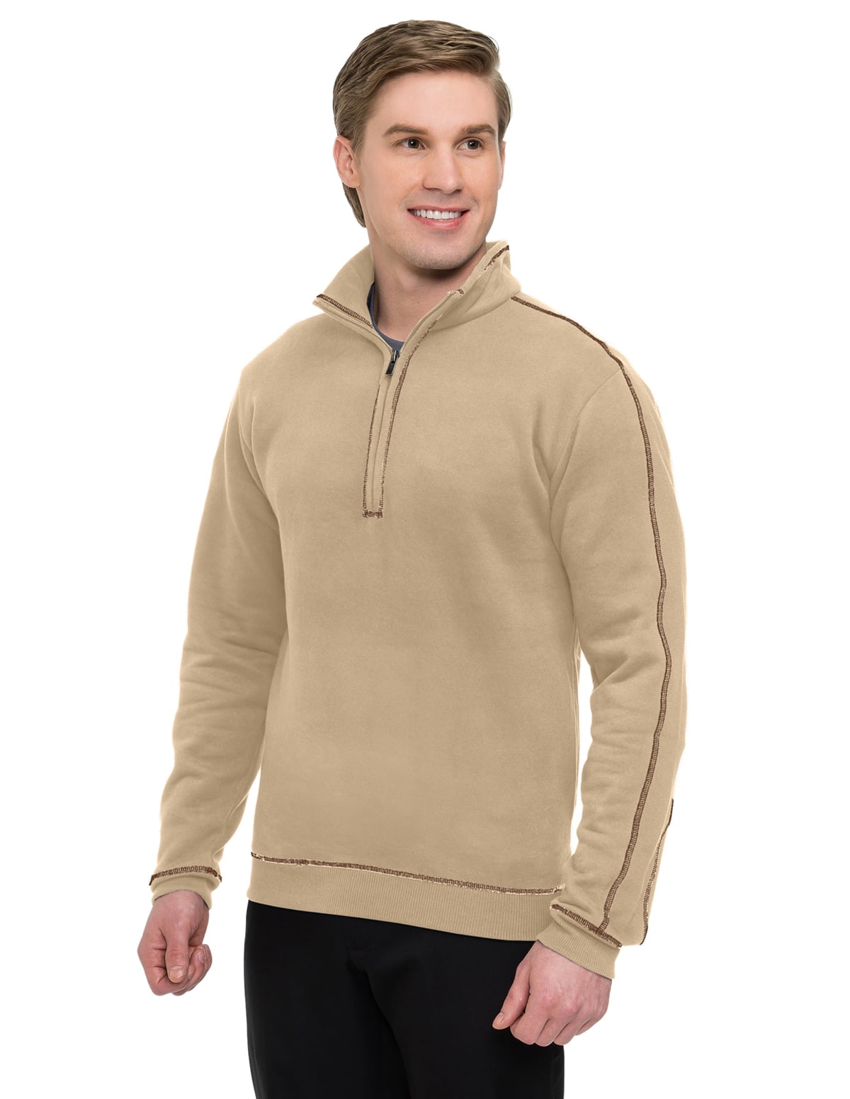 Tri-Mountain Gold Cambridge F692 1/4 Zip Pullover Sweatshirt, 4X-Large ...