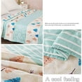 thumbnail image 2 of Fleece Blanket Cotton, Blanket 1X Summer Cool Air Conditioning Quilt (Multi-color-A), 2 of 3