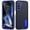 Navy Blue, variant on Feishell Case for Samsung Galaxy A14 5G 6.6 inch,Heavy Duty 3 Layer Military Protection with Hidden Kickstand Shock Resistant Armor Hybrid Bumper Rugged Rubber Phone Cover,Navy Blue