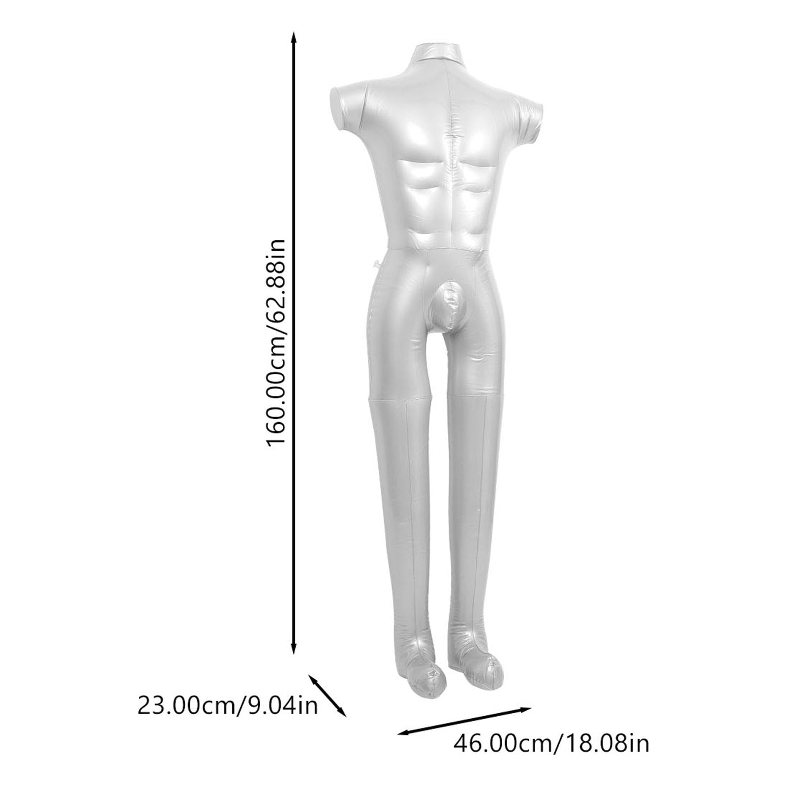 Inflatable Mannequin 2-Pack Inflatable Male Mannequins - Full Body PVC ...