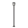 thumbnail image 2 of 1 Light Outdoor Post Mount Lantern In Urban Style 11 Inches Wide By 111 Inches High-Oil Rubbed Bronze Finish Z-Lite 554Phbs-536P-Orb, 2 of 3