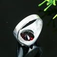 thumbnail image 3 of Mozambique Garnet Handmade 925 Sterling Silver Gift Ring Size 10, 3 of 3