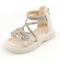 thumbnail image 7 of Otqutp Birthday Dance Shoes for Toddler Girls Summer Rhinestone Bowknot Soft Bottom Princess Shoes Trendy Shoes Sandals for 2 to 12 Years, 7 of 7
