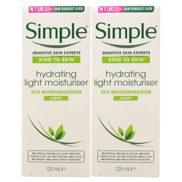 Simple Hydrating Light Moisturizer, 4.2 Ounce (Pack of 2)