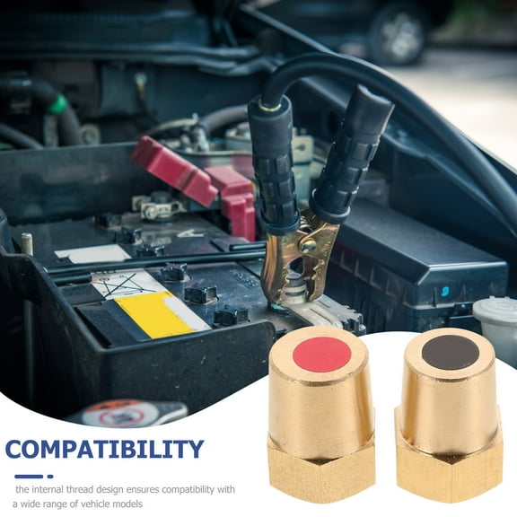 KAKOWELY 1 Pair Battery Terminal Charging Posts Extend Lifespan of Truck Batteries in Vehicle Maintenance