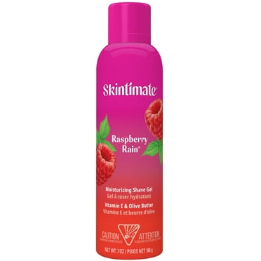 Skintimate Raspberry Rain Shave Gel for Women, Moisturizing Shaving Cream, 7 oz