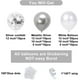 thumbnail image 2 of Kit de Guirnalda de Globos Plateados y Blancos 100 Piezas YONGSHENG, 2 of 5