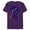 Purple, variant on Marvel Spider-Man: Across the Spider-Verse 2099 Glitch - Short Sleeve Blended T-Shirt for Adults - Customized-Purple