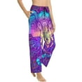 thumbnail image 2 of Haiem Elephant in Tribal Style Women's Pajama Pants Ultra Lightweight Pjs Bottoms Sleepwear Bottom Pants With Pocket Drawstring-Large, 2 of 9