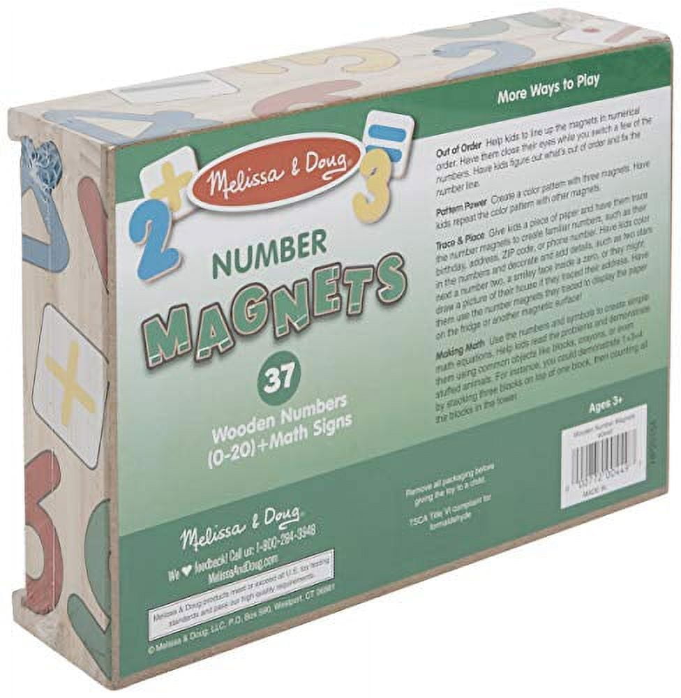Magnetic Wooden Numbers - Melissa & Doug