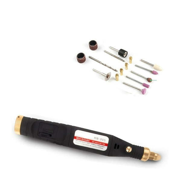 5000-18000 RPM Adjustable 5 Speed Electric Drill Grinder Engraver Pen Mini Drill Rotary Tool Grinding Machine 165Pcs Tip ,Power Tools