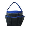 thumbnail image 3 of Intbuying Portable 9-Compartment Polyester Bathroom Mesh Shower Caddy, Blue, 3 of 11