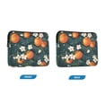 thumbnail image 7 of FORMRS 15"-15.6" Laptop Sleeve Protective Case Soft Carrying Quilted Computer Bag Cover, Blue Floral Oranges, 7 of 7