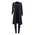 thumbnail image 2 of LovelyWholesale Long Sleeve Spaghetti Strap Rib Knit Cami Drawstring Three Piece Women's Pants Set, 2 of 5