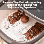 RENPHO Foot Spa Bath Massager with Heat Bubbles Massage & Jets Relieve Feet Muscle Pain