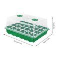 thumbnail image 5 of 1pc 24 Agujeros Semilla Starter Planta Grow Caja Con Domo Humedad () Verde, 5 of 5