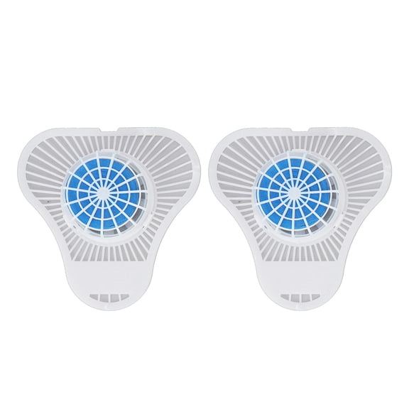 BIMZUC 2-Pack Urinal Deodorant Triangular Blocks – Spray‑Proof, Anti‑Clog, Bacteria‑Inhibiting Aroma Balls for Offices, Restaurants & Schools