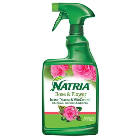 NATRIA Rose and Flower Insect, Disease and Mite Control, Ready-to-Use, 24 oz