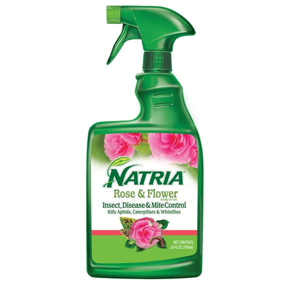 NATRIA Rose and Flower Insect, Disease and Mite Control, Ready-to-Use, 24 oz