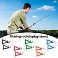 thumbnail image 1 of Fishing Rod Holder High Stability Smooth Edge Wear-resistant Reusable Simple Installation Save Space ABS Fishing Pole Organizer Rack Storage Holder Fishing Supplies, 1 of 7