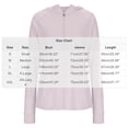 thumbnail image 3 of TOUMENY Women's Zip Up Hoodie Lightweight Sun Protection UPF 50+ Long Sleeve Slim Fit Athletic Jacket Casual Running Hiking Travel Workout Top Pink XXL, 3 of 6