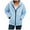 Sky Blue, variant on felwors Women's Zip Up Hoodies 2025 Oversized Sweatshirts Fashion Fall Hoodies Outfits with Pockets Long Sleeve Hooded Grey, XXL