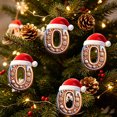 thumbnail image 4 of 26 Letters Christmas Tree Hanging Ornaments, Personalized Pendants for Holiday Decor, 4 of 7