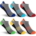thumbnail image 7 of COOPLUS Boys & Girls Socks Ankle Cotton Sock Soft Low Cut Socks For Little Big Kids 6 Pairs, 7 of 7