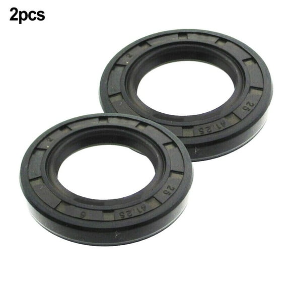 1 Pair Crankshaft Oil Seal for Honda 91201-Z0T-801 Gx110 Gx120 Gx140 Engines Rubber Black Crankshaft Oil Seal Parts