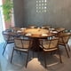 thumbnail image 2 of Clubhouse Electric Dining Tables Rock Panerock Panel Combination Large Hotel Dining Tables Mesa Comedor Kitchen Furniture QF50DT My Lux Decor Round, 2 of 12