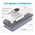 thumbnail image 4 of Rosebono Compatible With Samsung Galaxy A07 Case, Hybrid Case With Adjustable Integrated Ring Kickstand (White), 4 of 5