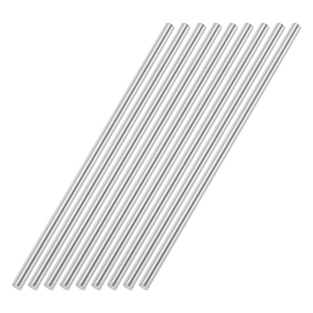Uxcell 5.91 x 0.2" 304 Stainless Steel Solid Round Rod for DIY Craft 9Pcs