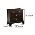 thumbnail image 4 of Benzara Litchville Contemporary Night Stand In Brown Cherry Finish, 4 of 4