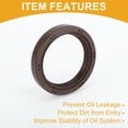thumbnail image 4 of Unique Bargains 1 Pc Front Crankshaft Oil Seal for Hyundai Elantra 1995-2010 No.21421-23020, 4 of 7