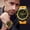 Yellow-F, variant on TIMIFIS Watches for Women Stainless Steel Luxury Sport Analog Quartz Modern Men Fashion Wrist Watch BK ummer